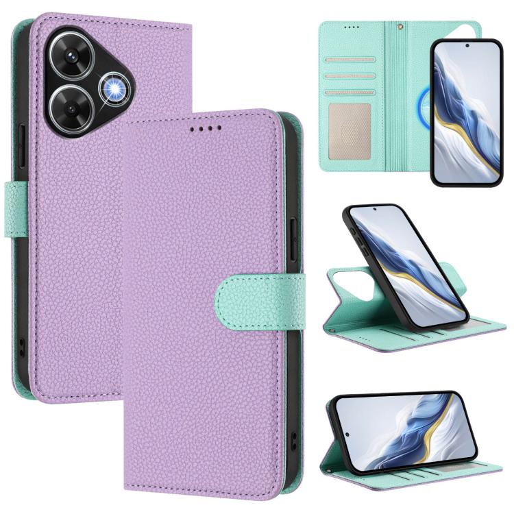 Detachable Litchi Texture Magnetic Vegan Leather Phone Case, For Redmi 14C 4G / 14R 5G / Poco C75, For Redmi Note 14 5G Global, For Redmi Note 14 Pro+ 5G Global, For Redmi Note 14 Pro 5G Global, For Redmi 13 4G / 5G / Note 13R                          ...