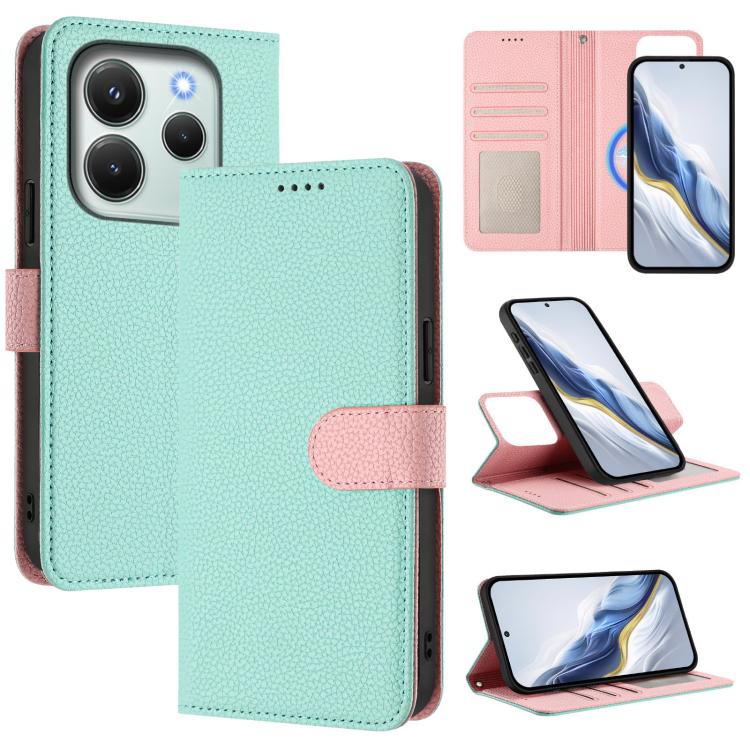 Detachable Litchi Texture Magnetic Vegan Leather Phone Case, For Redmi 14C 4G / 14R 5G / Poco C75, For Redmi Note 14 5G Global, For Redmi Note 14 Pro+ 5G Global, For Redmi Note 14 Pro 5G Global, For Redmi 13 4G / 5G / Note 13R                          ...