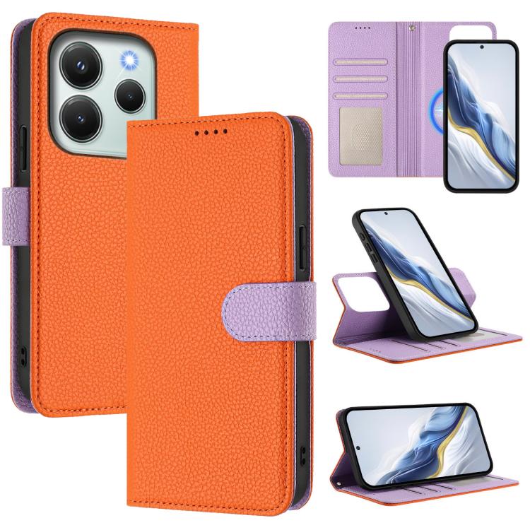 Detachable Litchi Texture Magnetic Vegan Leather Phone Case, For Redmi 14C 4G / 14R 5G / Poco C75, For Redmi Note 14 5G Global, For Redmi Note 14 Pro+ 5G Global, For Redmi Note 14 Pro 5G Global, For Redmi 13 4G / 5G / Note 13R                          ...