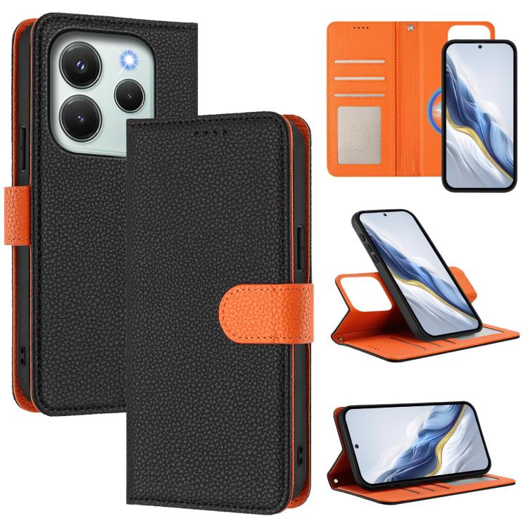 Detachable Litchi Texture Magnetic Vegan Leather Phone Case, For Redmi 14C 4G / 14R 5G / Poco C75, For Redmi Note 14 5G Global, For Redmi Note 14 Pro+ 5G Global, For Redmi Note 14 Pro 5G Global, For Redmi 13 4G / 5G / Note 13R                          ...