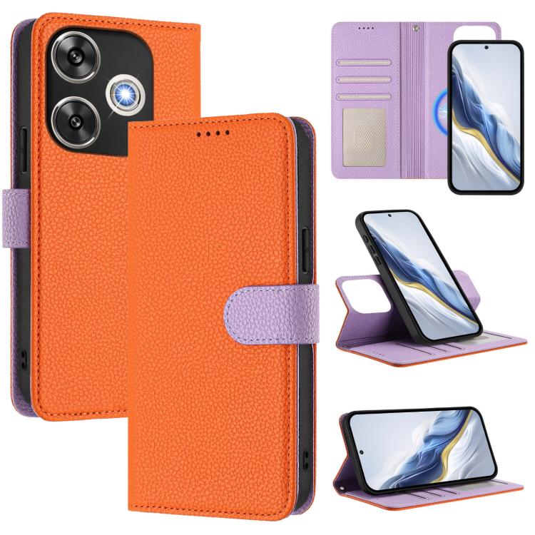 Detachable Litchi Texture Magnetic Vegan Leather Phone Case, For Redmi 14C 4G / 14R 5G / Poco C75, For Redmi Note 14 5G Global, For Redmi Note 14 Pro+ 5G Global, For Redmi Note 14 Pro 5G Global, For Redmi 13 4G / 5G / Note 13R                          ...