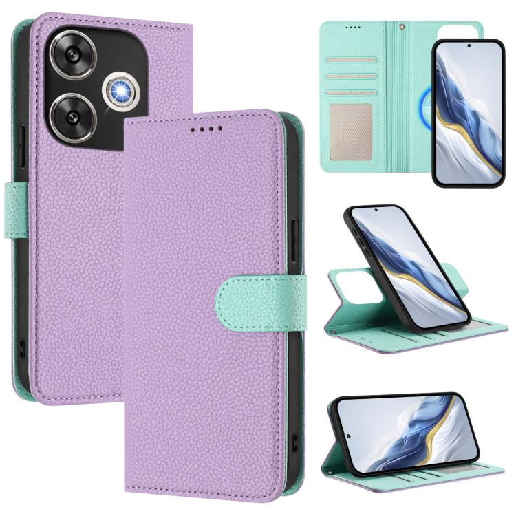 Detachable Litchi Texture Magnetic Vegan Leather Phone Case, For Redmi 14C 4G / 14R 5G / Poco C75, For Redmi Note 14 5G Global, For Redmi Note 14 Pro+ 5G Global, For Redmi Note 14 Pro 5G Global, For Redmi 13 4G / 5G / Note 13R                          ...