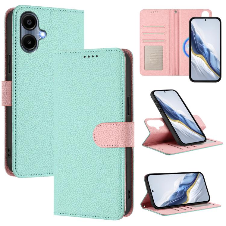Detachable Litchi Texture Magnetic Vegan Leather Phone Case, For Samsung Galaxy A15 5G / 4G, For Samsung Galaxy A55 5G, For Samsung Galaxy A35 5G, For Samsung Galaxy A05, For Samsung Galaxy A05s, For Samsung Galaxy A24 5G / 4G                          ...