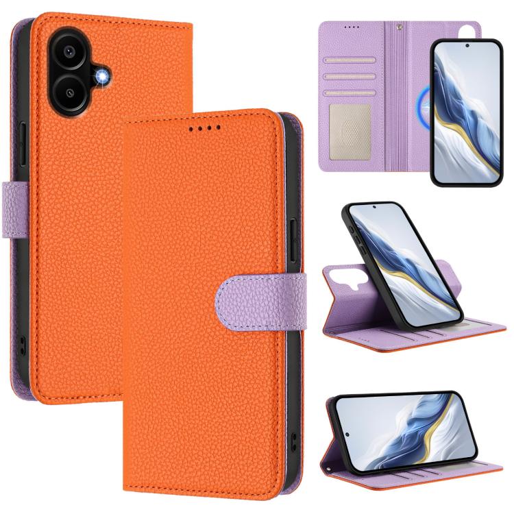 Detachable Litchi Texture Magnetic Vegan Leather Phone Case, For Samsung Galaxy A17 5G / 4G, For Samsung Galaxy A07 5G / 4G, For Samsung Galaxy A06 5G / 4G, For Samsung Galaxy A56 5G, For Samsung Galaxy A26 5G, For Samsung Galaxy A36 5G                ...
