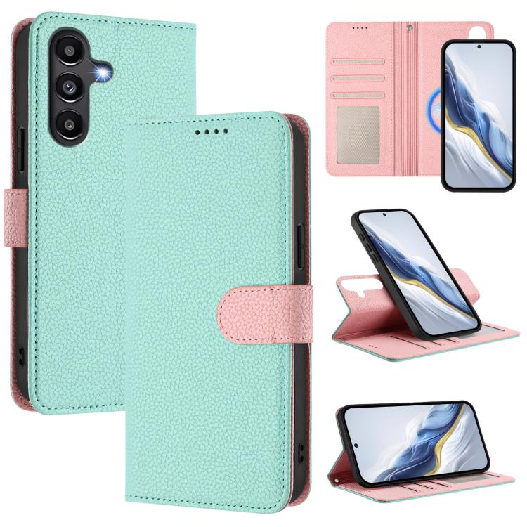 Detachable Litchi Texture Magnetic Vegan Leather Phone Case, For Samsung Galaxy A34 5G, For Samsung Galaxy A54 5G, For Samsung Galaxy A04, For Samsung Galaxy A13 5G / A04s, For Samsung Galaxy A53 5G, For Samsung Galaxy A33 5G, For Samsung Galaxy A13 4G...