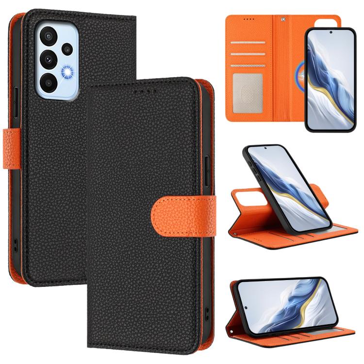 Detachable Litchi Texture Magnetic Vegan Leather Phone Case, For Samsung Galaxy A34 5G, For Samsung Galaxy A54 5G, For Samsung Galaxy A04, For Samsung Galaxy A13 5G / A04s, For Samsung Galaxy A53 5G, For Samsung Galaxy A33 5G, For Samsung Galaxy A13 4G...