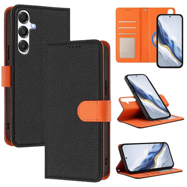 Detachable Litchi Texture Magnetic Vegan Leather Phone Case, For Samsung Galaxy A34 5G, For Samsung Galaxy A54 5G, For Samsung Galaxy A04, For Samsung Galaxy A13 5G / A04s, For Samsung Galaxy A53 5G, For Samsung Galaxy A33 5G, For Samsung Galaxy A13 4G...