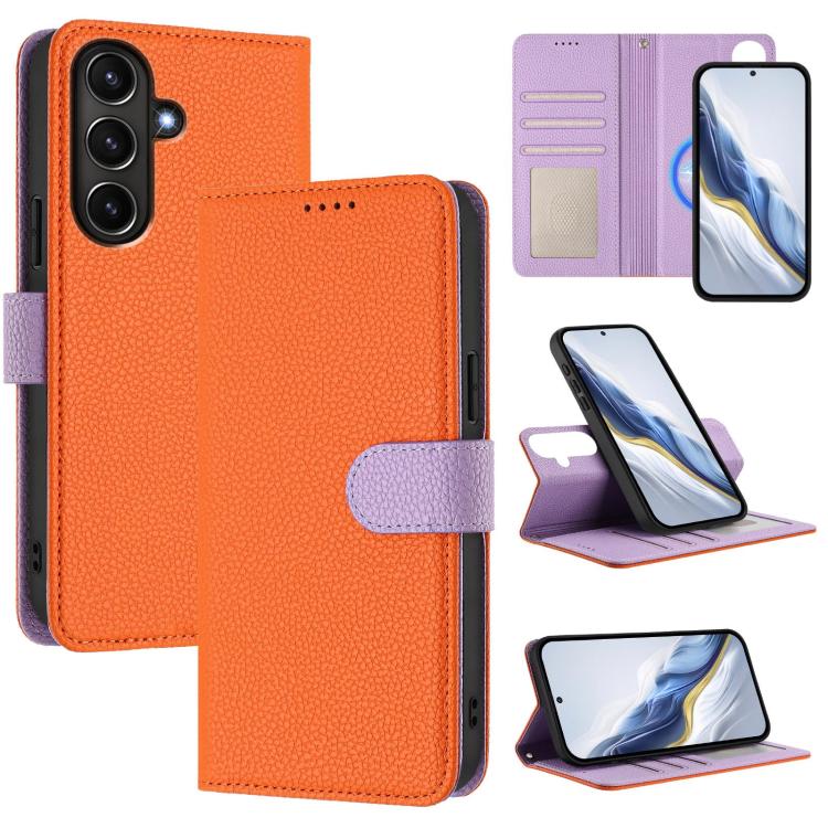 Detachable Litchi Texture Magnetic Vegan Leather Phone Case, For Samsung Galaxy A17 5G / 4G, For Samsung Galaxy A07 5G / 4G, For Samsung Galaxy A06 5G / 4G, For Samsung Galaxy A56 5G, For Samsung Galaxy A26 5G, For Samsung Galaxy A36 5G                ...