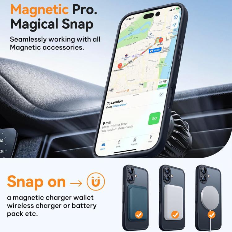 XDcase Skin Feel Magnetic Frosted Phone Case with Lens Film, For iPhone 13, For iPhone 12 Pro Max