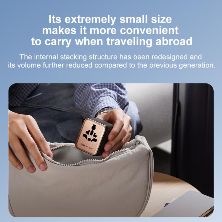 MOMAX 1-World UA27 PD 35W Dual AC GaN Fast Charger, UA27