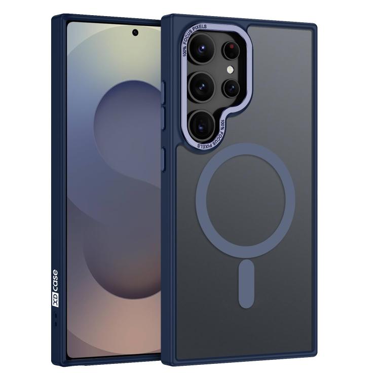XDcase Metal Lens Frame Skin Feel Magnetic Phone Case, For Samsung Galaxy S25 5G, For Samsung Galaxy S25+ 5G, For Samsung Galaxy S25 Ultra 5G, For Samsung Galaxy S24 Ultra 5G, For Samsung Galaxy S24+ 5G