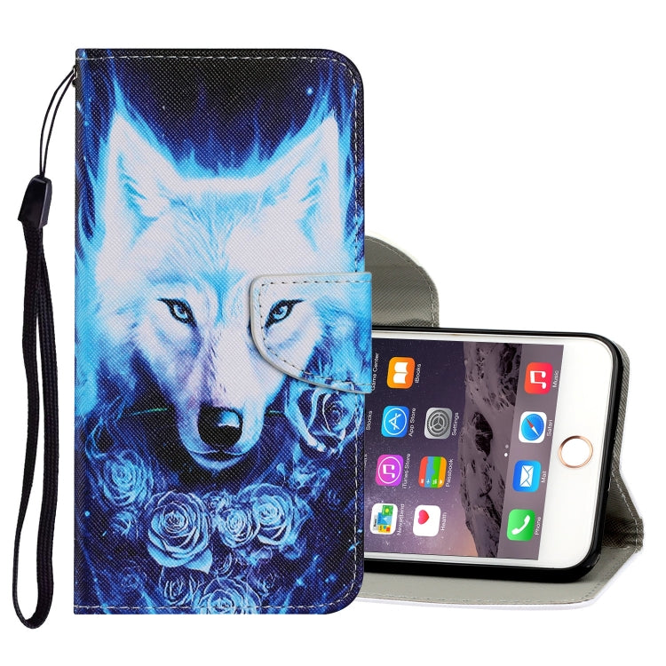 Coloured Drawing Pattern Horizontal Flip PU Leather Case with Holder & Card Slots & Wallet & Lanyard, For iPhone 8 & 7, For iPhone 11, For iPhone 11 Pro