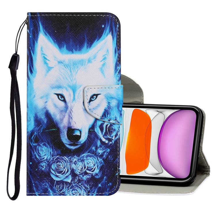 Coloured Drawing Pattern Horizontal Flip PU Leather Case with Holder & Card Slots & Wallet & Lanyard, For iPhone 8 & 7, For iPhone 11, For iPhone 11 Pro