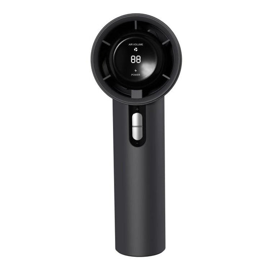 100-gear High Speed Handheld Fan Bladeless Mini Digital Display Small Fan, 1800mAh, 3000mAh