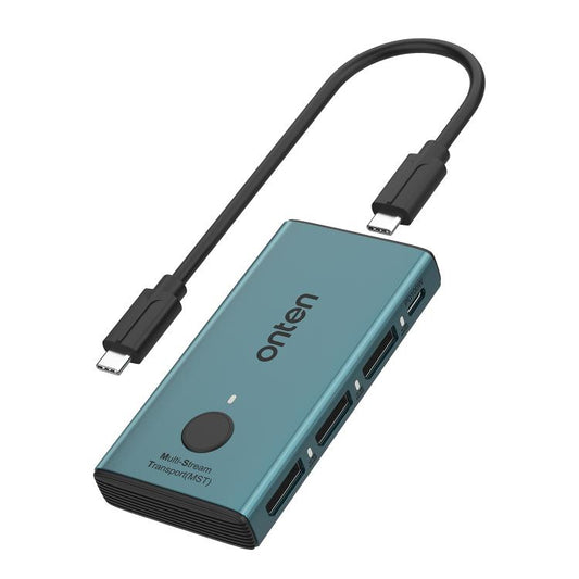 Onten UC935 USB-C / Type-C to DisplayPort, PD100W Portable DP Adapter with Instant Screen-Off, UC935