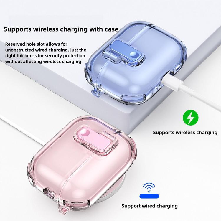 XDcase Transparent Silicone Automatic Pop-Up Earbud Case, For AirPods Pro 3, For AirPods 4, For AirPods Pro 2 / 1