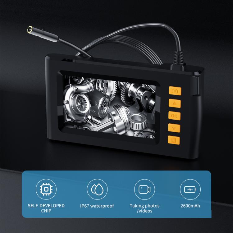 P210 4.3 inch HD Endoscope with Screen, 8mm Single Lens / 2m, 8mm Single Lens / 5m, 8mm Single Lens / 10m, 5.5mm Single Lens / 2m, 5.5mm Single Lens / 5m, 5.5mm Single Lens / 10m, 8mm Dual Lens / 2m, 8mm Dual Lens / 5m, 8mm Dual Lens / 10m