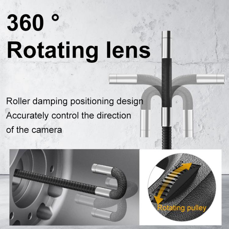 P330 4.3 inch HD Screen 360 Degrees Rotating Industrial Endoscope, Single Lens 8mm / 1m Snake Tube, Single Lens 6mm / 1m Snake Tube, Single Lens 6mm / 1.5m Snake Tube