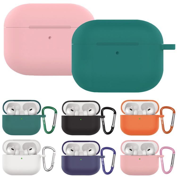 XDcase 2.5mm Thick Silicone Earbud Protective Case with Hook, For AirPods Pro 3, For AirPods 4, For AirPods Pro 2 / 1
