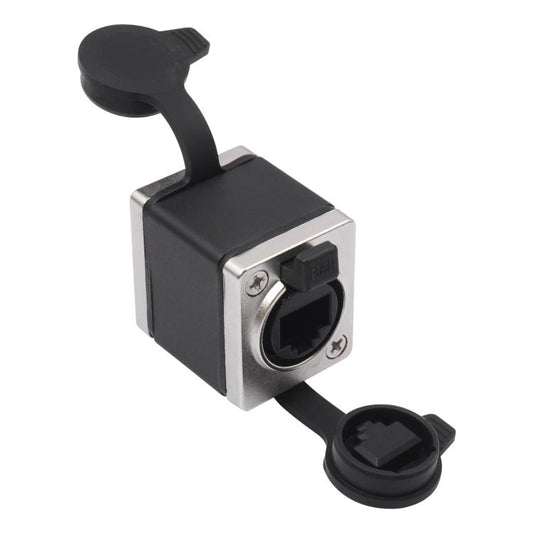 KNZ63YS RJ45 Network Cable Female to Female Short Adapter with Locking Function, KNZ63YS