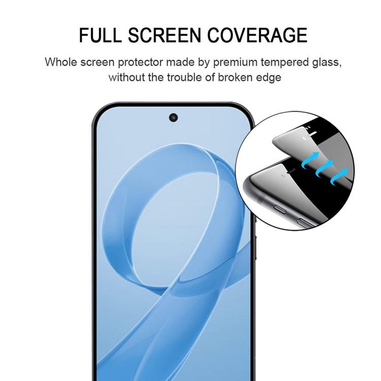 25pcs Supports Unlocking Ultra-thin 0.18mm Full Glue Full Cover Screen Protector Tempered Glass Film, For Redmi K90