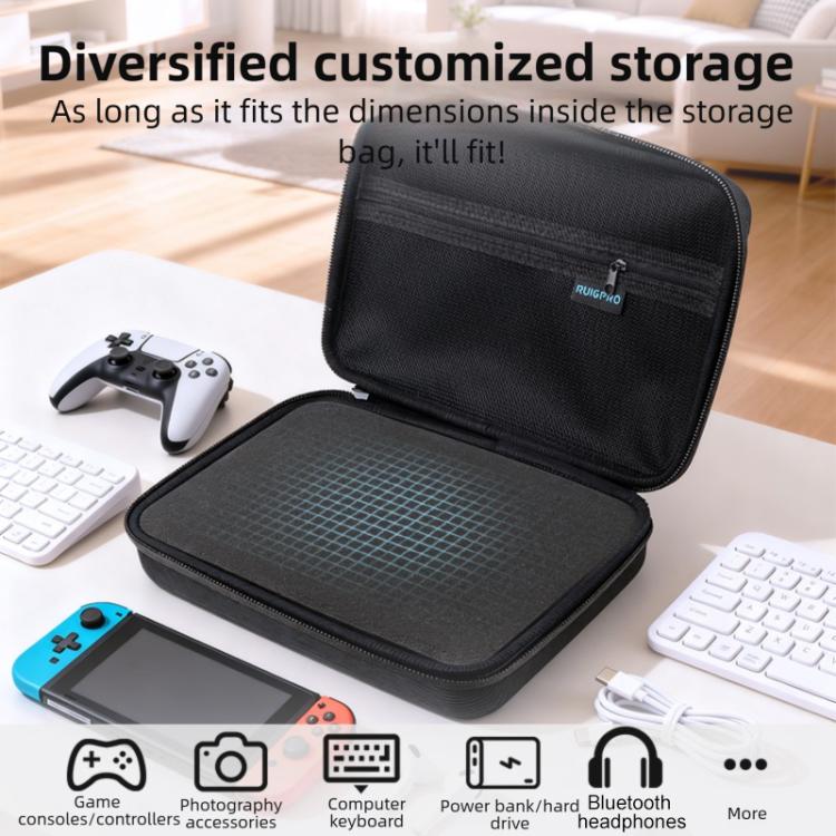 RUIGPRO DIY Multifunctional Digital Storage Bag Handbag, 31.5 x 23 x 7.5cm, 24 x 16.5 x 7.5cm
