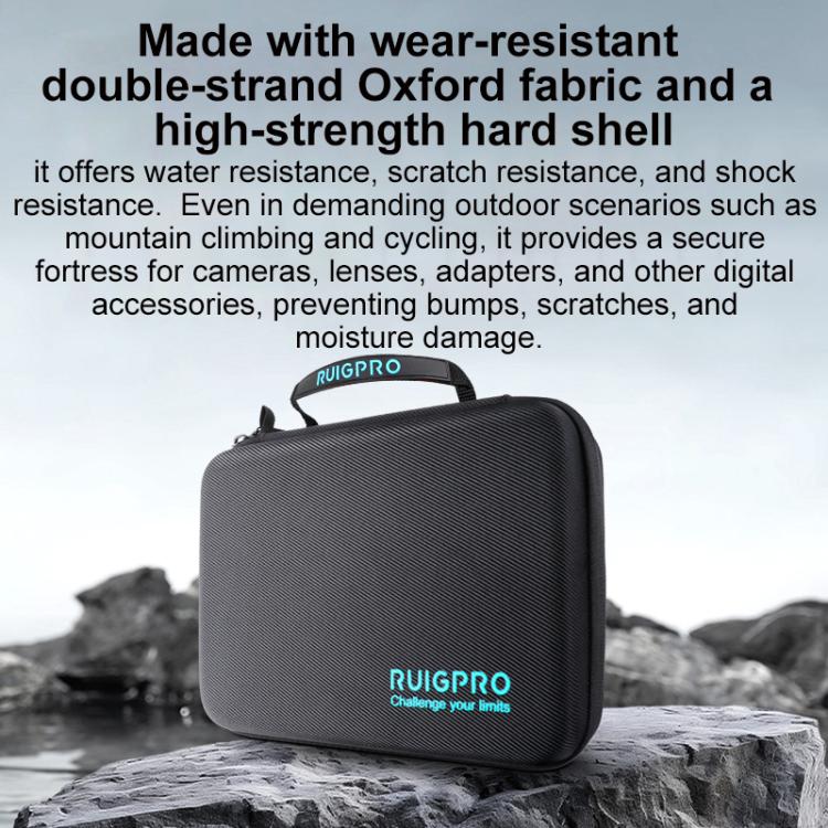 RUIGPRO DIY Multifunctional Digital Storage Bag Handbag, 31.5 x 23 x 7.5cm, 24 x 16.5 x 7.5cm