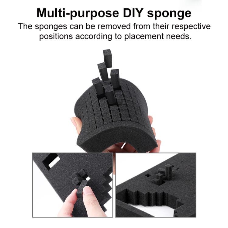 RUIGPRO DIY Multifunctional Digital Storage Bag Handbag, 31.5 x 23 x 7.5cm, 24 x 16.5 x 7.5cm