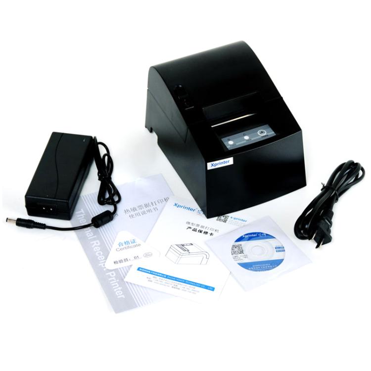 Xprinter XP-58IIIK 58mm Thermal Receipt Printer, USB, Parallel Port, 25 Pin to 9 Pin Serial Port
