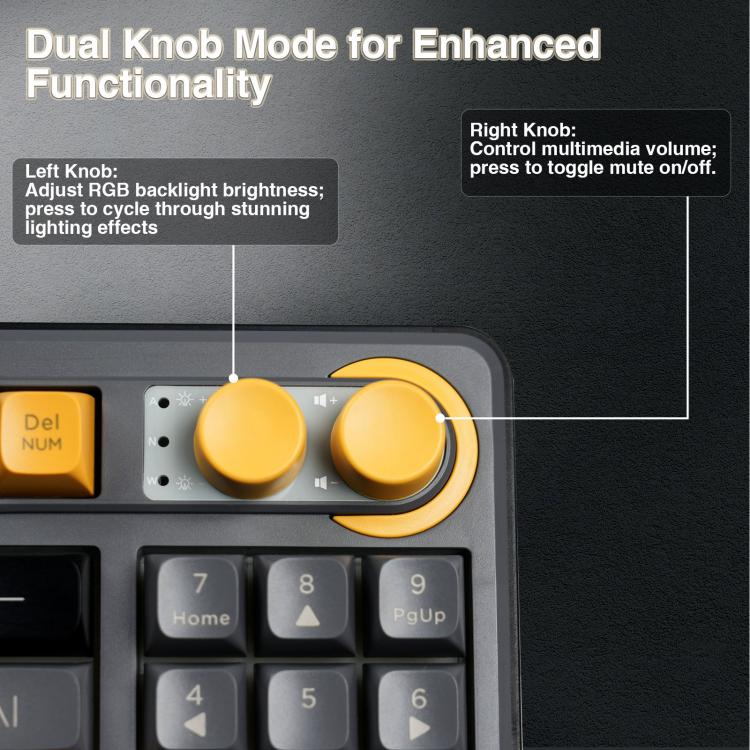 SOLAKAKA SK90 Tri-mode 90 Keys Wireless Silicone Keyboard