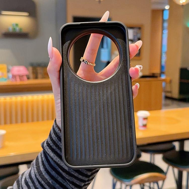 Rotating Holder PC + TPU Vegan Leather Magnetic Phone Case, For Xiaomi 17 Ultra