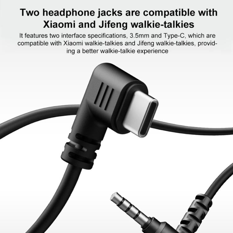 Xiaomi Youpin H2 Walkie Talkie Dedicated Type-C Jack Earpiece, H2