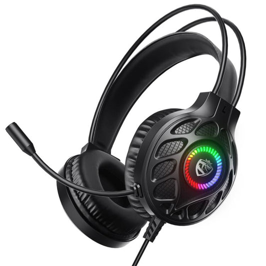 SoulBytes S200 3.5mm USB Wired LED Gaming Headset with Mic, S200
