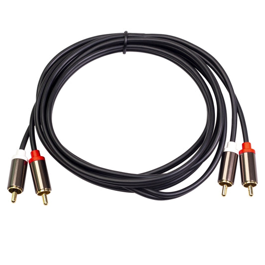 2 x RCA to 2 x RCA Gold-plated Audio Cable, 1m, 2m, 3m