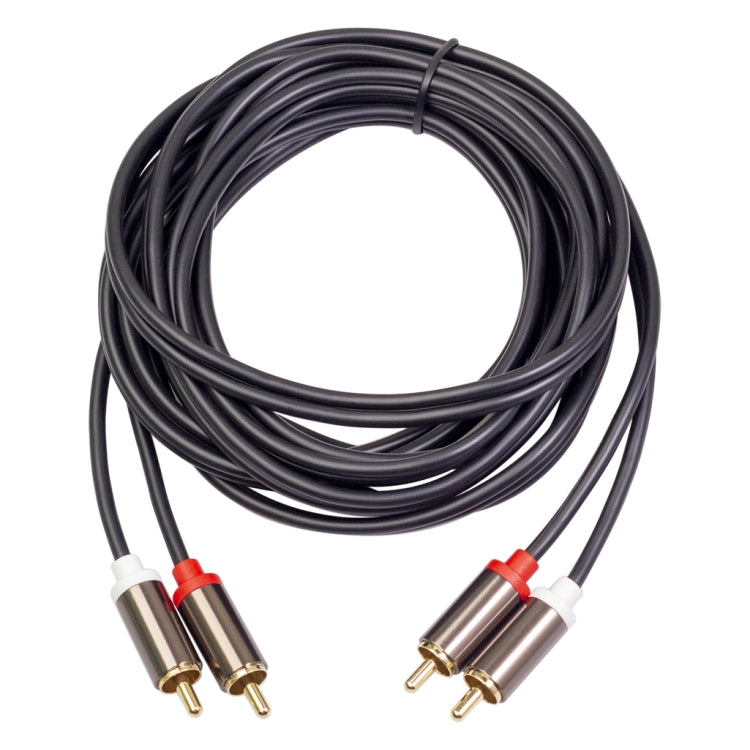 2 x RCA to 2 x RCA Gold-plated Audio Cable, 1m, 2m, 3m