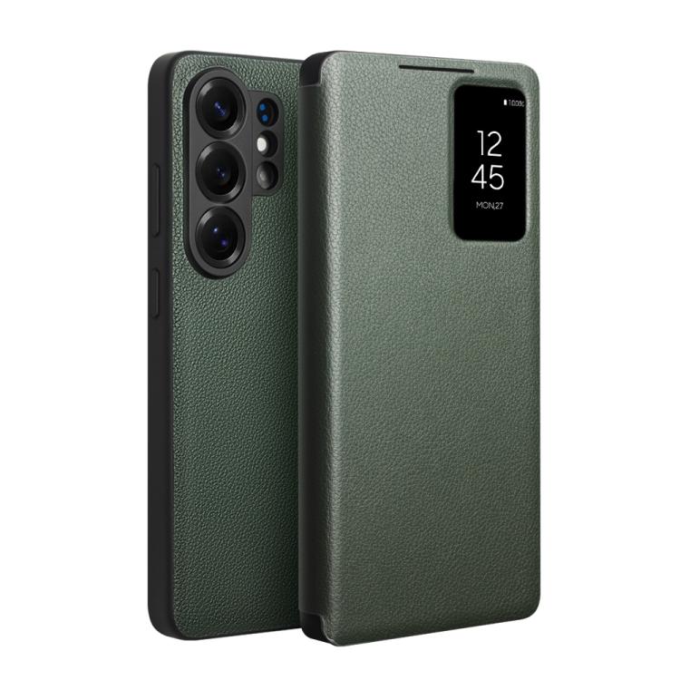 QIALINO Magnetic Genuine Leather Phone Case, For Galaxy S26+ 5G, For Samsung Galaxy S26 Ultra 5G, For Galaxy S26 5G