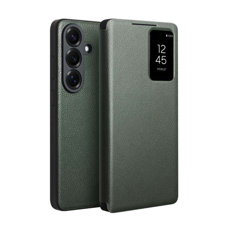 QIALINO Magnetic Genuine Leather Phone Case, For Galaxy S26+ 5G, For Samsung Galaxy S26 Ultra 5G, For Galaxy S26 5G