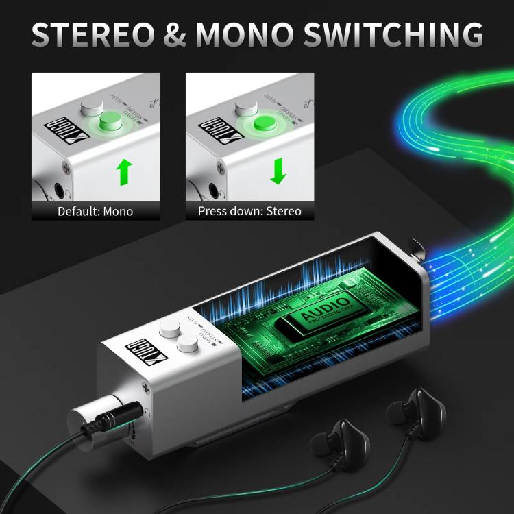 XTUGA LSY-20 Portable Professional Monitor Amplifier XLR Headphone Gain, LSY-20