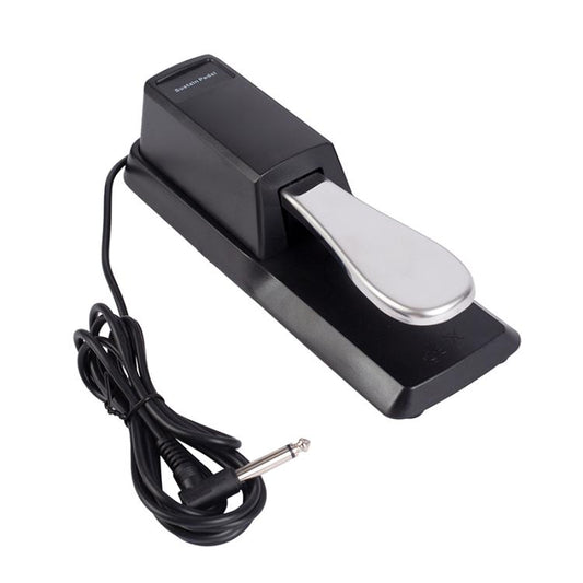 6.35mm Connector Piano Sustain Pedal MIDI Synthesizer Pedal, Cable Length: 1.85m, Cable Length: 1.85m