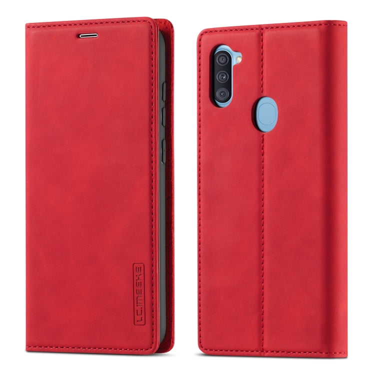 LC.IMEEK Strong Magnetism Ultra-thin Horizontal Flip Shockproof Matte TPU + PU Leather Case with Holder & Card Slots & Wallet, For Samsung Galaxy A11 / M11, For Samsung Galaxy A21s, For Samsung Galaxy A71 / M70s, For Samsung Galaxy A51 / M40s          ...