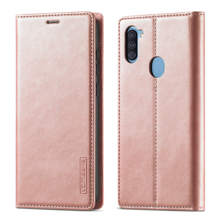 LC.IMEEK Strong Magnetism Ultra-thin Horizontal Flip Shockproof Matte TPU + PU Leather Case with Holder & Card Slots & Wallet, For Samsung Galaxy A11 / M11, For Samsung Galaxy A21s, For Samsung Galaxy A71 / M70s, For Samsung Galaxy A51 / M40s          ...