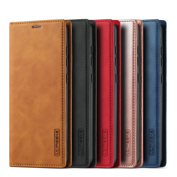 LC.IMEEK Strong Magnetism Ultra-thin Horizontal Flip Shockproof Matte TPU + PU Leather Case with Holder & Card Slots & Wallet, For Samsung Galaxy A11 / M11, For Samsung Galaxy A21s, For Samsung Galaxy A71 / M70s, For Samsung Galaxy A51 / M40s          ...