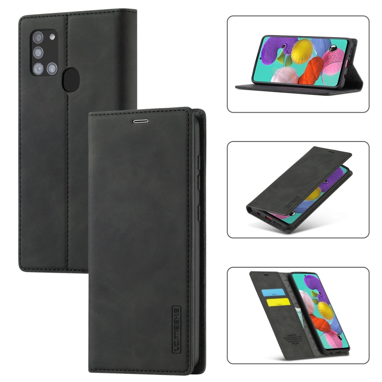 LC.IMEEK Strong Magnetism Ultra-thin Horizontal Flip Shockproof Matte TPU + PU Leather Case with Holder & Card Slots & Wallet, For Samsung Galaxy A11 / M11, For Samsung Galaxy A21s, For Samsung Galaxy A71 / M70s, For Samsung Galaxy A51 / M40s          ...
