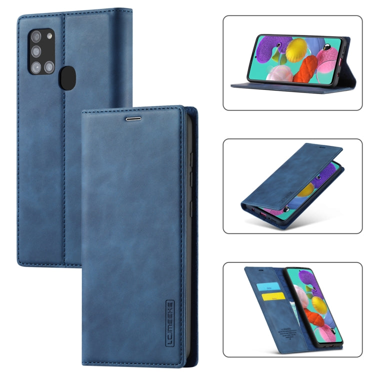 LC.IMEEK Strong Magnetism Ultra-thin Horizontal Flip Shockproof Matte TPU + PU Leather Case with Holder & Card Slots & Wallet, For Samsung Galaxy A11 / M11, For Samsung Galaxy A21s, For Samsung Galaxy A71 / M70s, For Samsung Galaxy A51 / M40s          ...