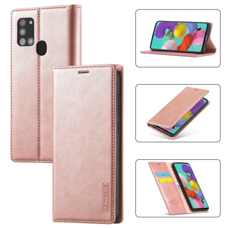 LC.IMEEK Strong Magnetism Ultra-thin Horizontal Flip Shockproof Matte TPU + PU Leather Case with Holder & Card Slots & Wallet, For Samsung Galaxy A11 / M11, For Samsung Galaxy A21s, For Samsung Galaxy A71 / M70s, For Samsung Galaxy A51 / M40s          ...
