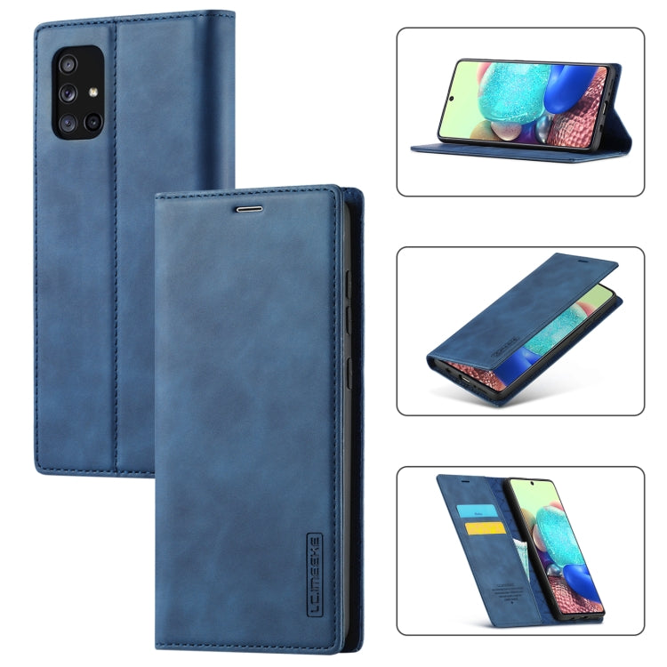 LC.IMEEK Strong Magnetism Ultra-thin Horizontal Flip Shockproof Matte TPU + PU Leather Case with Holder & Card Slots & Wallet, For Samsung Galaxy A11 / M11, For Samsung Galaxy A21s, For Samsung Galaxy A71 / M70s, For Samsung Galaxy A51 / M40s          ...