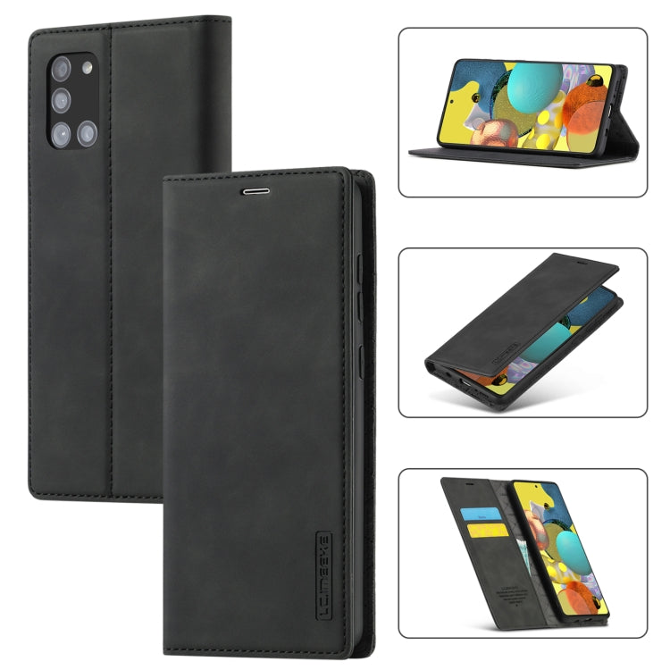 LC.IMEEK Strong Magnetism Ultra-thin Horizontal Flip Shockproof Matte TPU + PU Leather Case with Holder & Card Slots & Wallet, For Samsung Galaxy A11 / M11, For Samsung Galaxy A21s, For Samsung Galaxy A71 / M70s, For Samsung Galaxy A51 / M40s          ...