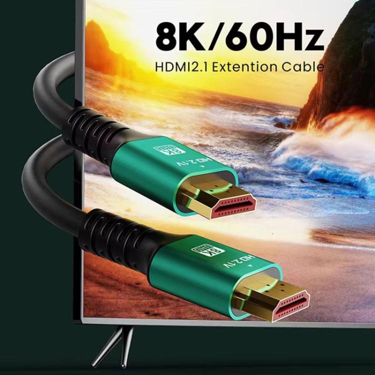 2M HDMI 2.1 8K HD Cable Connecting TV Computer Projector Video Cable, 2M