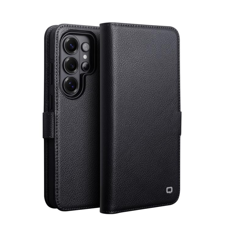 QIALINO Classics 3rd Genuine Leather Phone Case, For Samsung Galaxy S26 Ultra 5G
