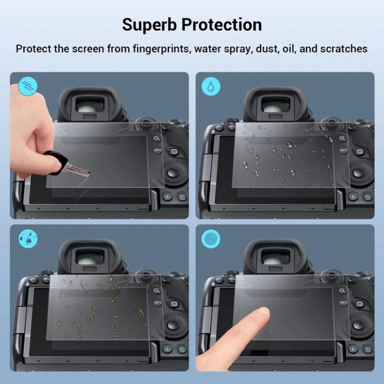 2pcs HD Anti-Scratch Anti-Fingerprint Tempered Glass Film, For Canon EOS C50, For Canon EOS R8